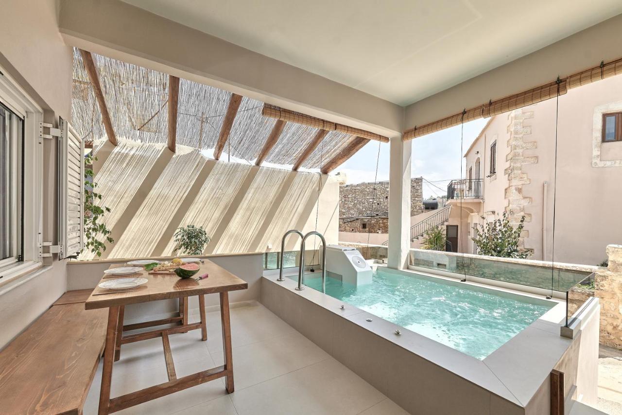 2 Bedroom Villa With Heated Swimming Pool-Spa Whirlpool-Bbq! Melidóni Kültér fotó