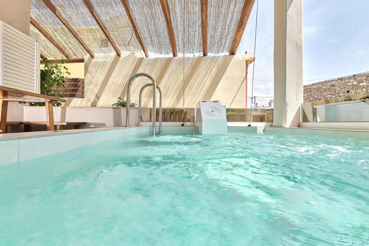 2 Bedroom Villa With Heated Swimming Pool-Spa Whirlpool-Bbq! Melidóni Kültér fotó