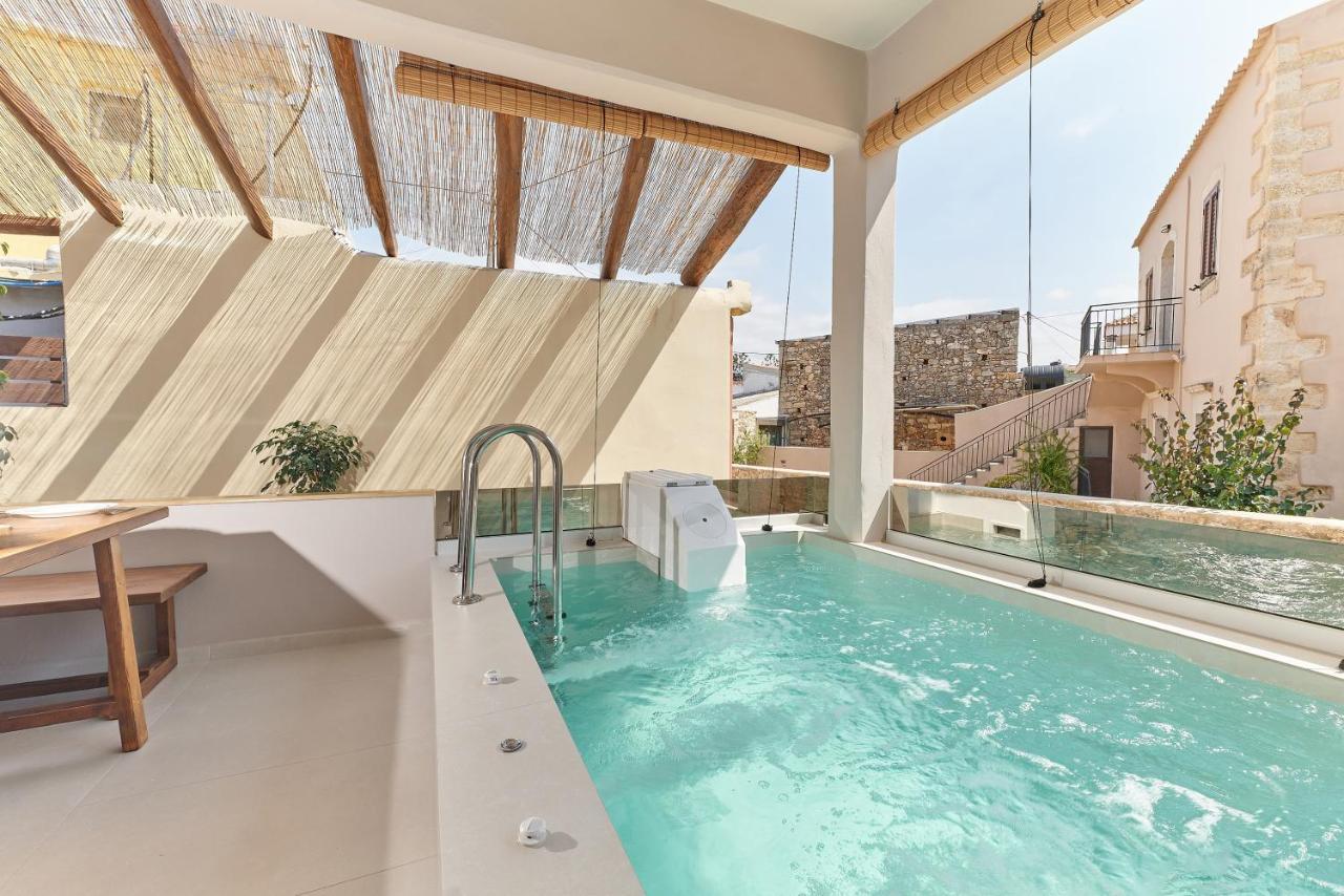 2 Bedroom Villa With Heated Swimming Pool-Spa Whirlpool-Bbq! Melidóni Kültér fotó