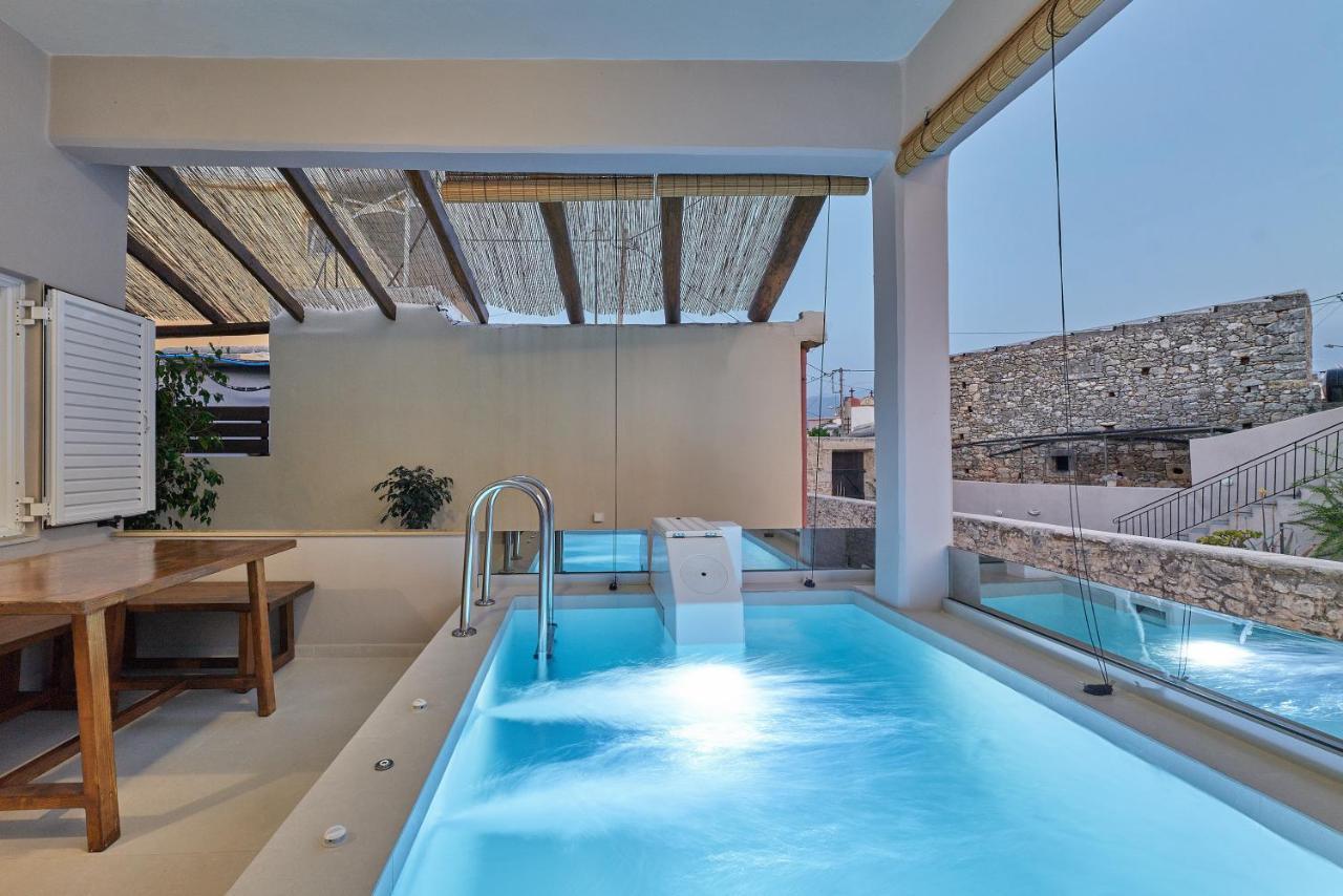 2 Bedroom Villa With Heated Swimming Pool-Spa Whirlpool-Bbq! Melidóni Kültér fotó
